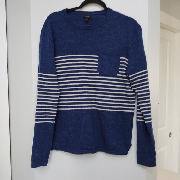 J. Crew Other - Navy/white Mens J Crew 100% cotton long sleeve